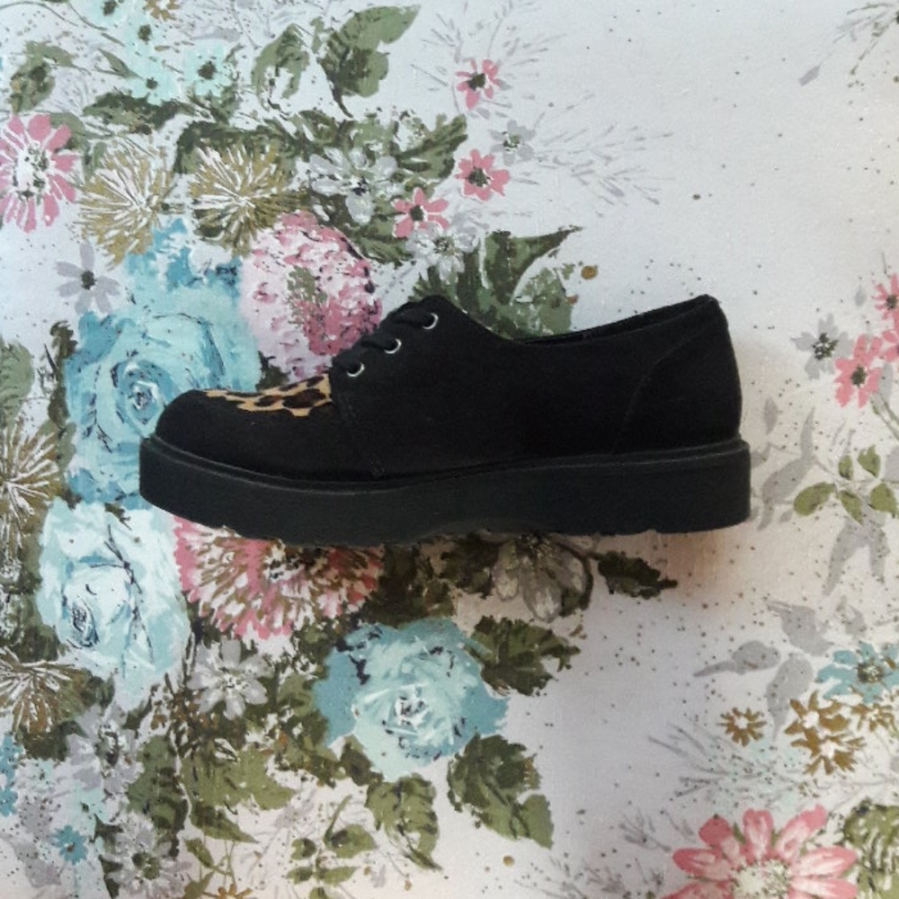 Leopard print Oxford loafers - Picture 2 of 5